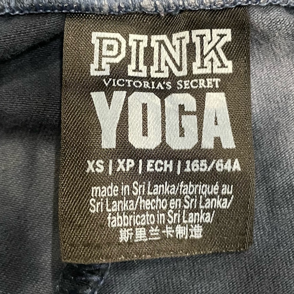 Victoria’s Secret PINK grey/blue tie dyed yoga pants / XS / Excellent condition - Picture 11 of 12